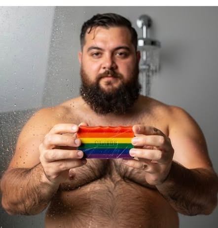 rainbow soap